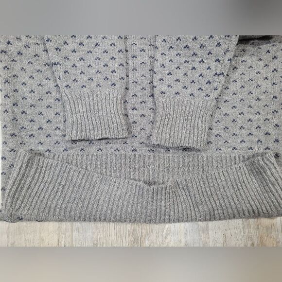 VINTAGE LN 100% WOOL HEAVY WHEIGHT women small JCREW SWEATER heavyweight - Picture 4 of 8